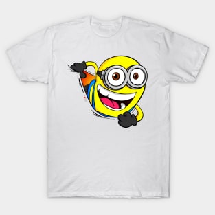 Minion Sticker T-Shirt